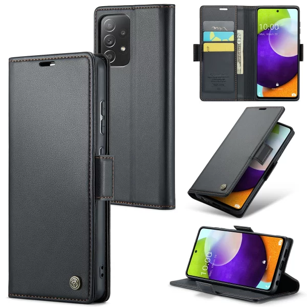 Luxury Leather Wallet Case for Samsung Galaxy A16 5G - Image 12