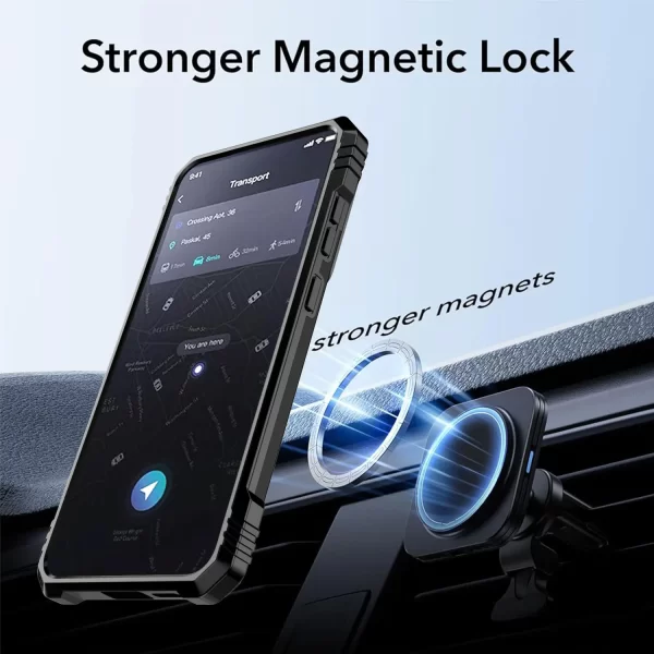 For Samsung Galaxy S25+ S25 Plus S25 5G Lens Stand Case Hybrid Shockproof Rugged Heavy Duty Phone Magnetic Cover Black - Image 6